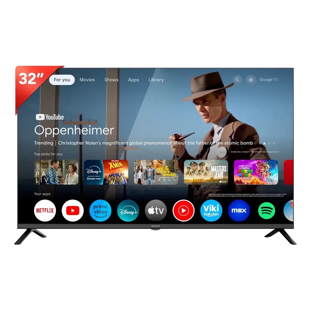 125222-1 TELEVISOR AIWA LED 32" AW-32B4SM SMART HD D-ISDB-T