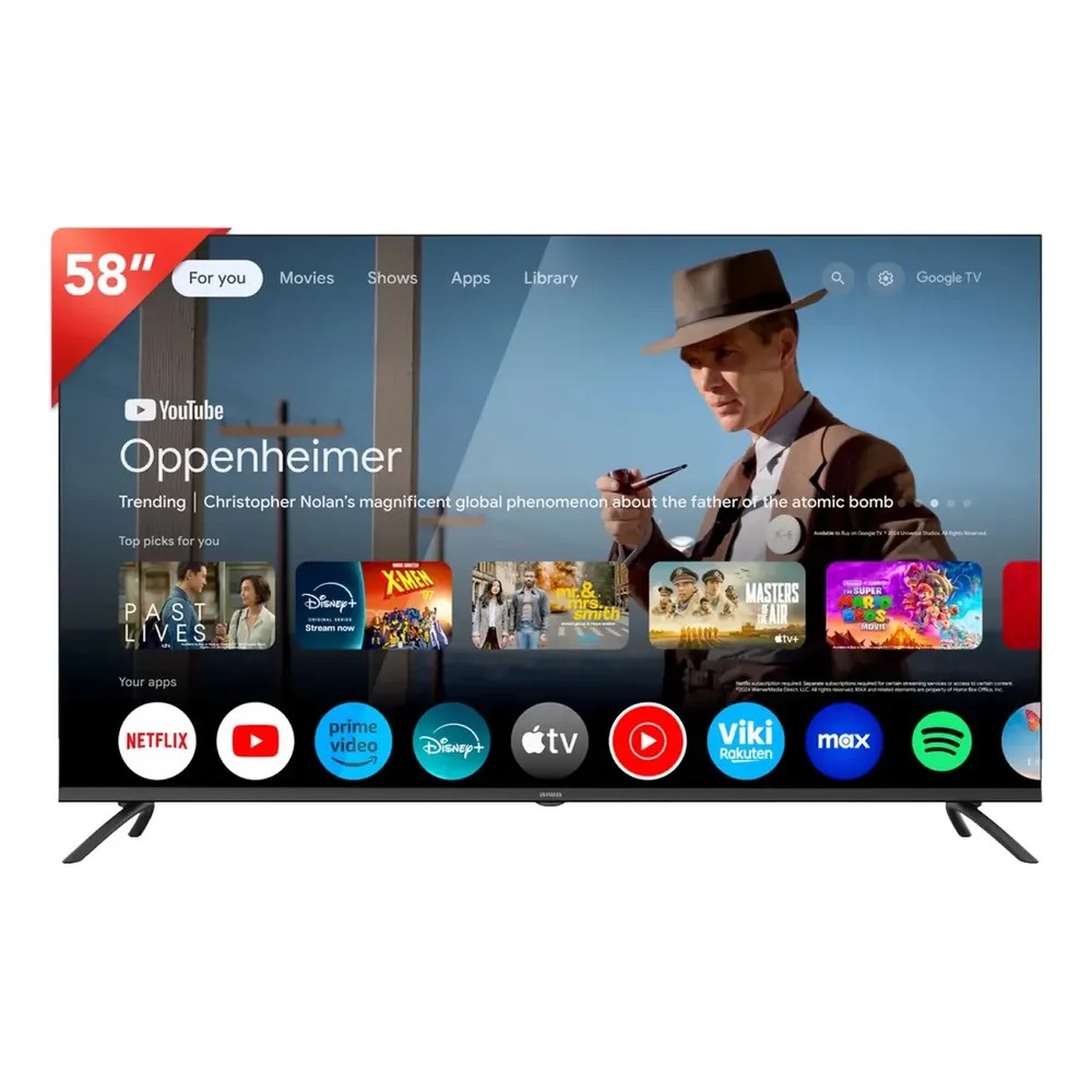 125226-1 TELEVISOR AIWA LED 58" AW-58B4K SMART 4K UHD D-ISDB-T