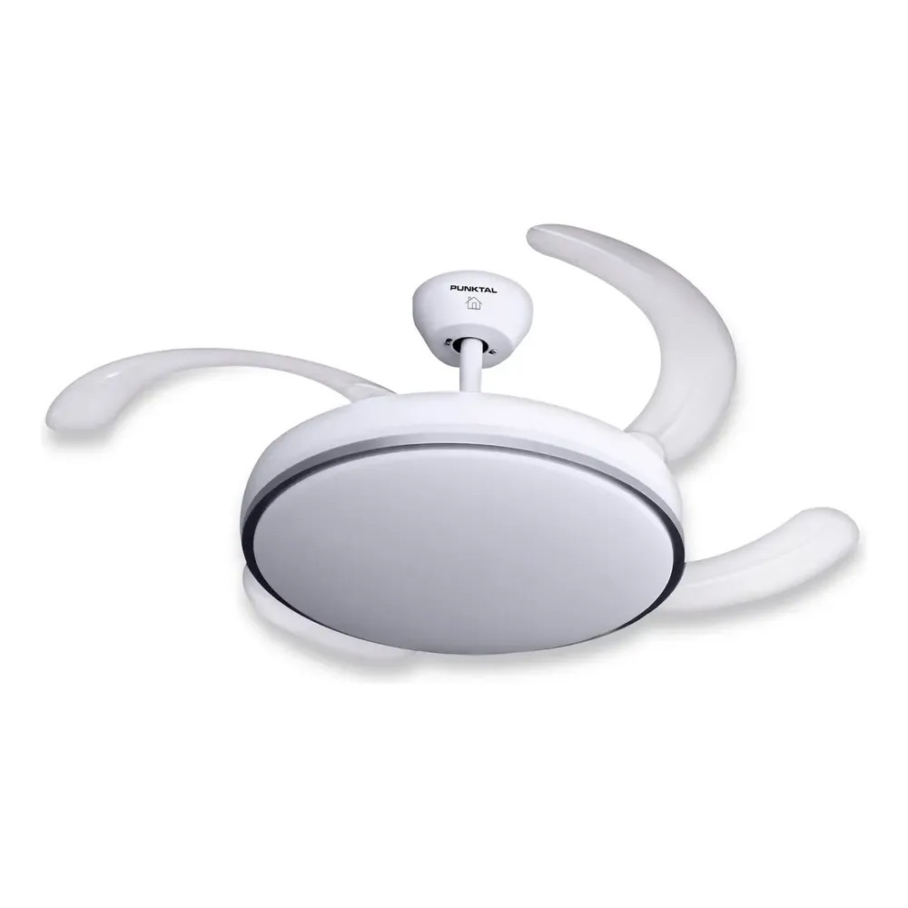 125311-1 VENTILADOR PUNKTAL TECHO RETRACTIL 1 LUZ PK-107VR