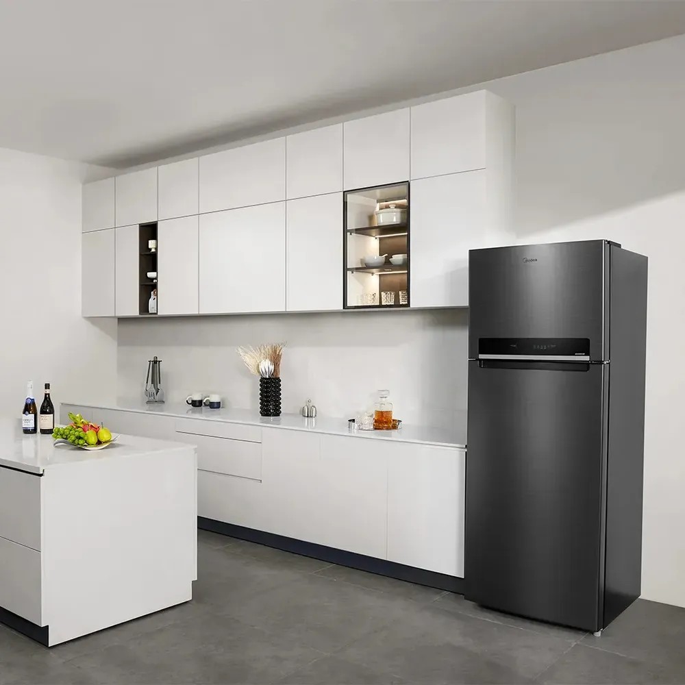 126499-4 REFRIGERADOR MIDEA INVERTER MDRT612MTFDX-INV 505 LT. F. SECO NEGRO