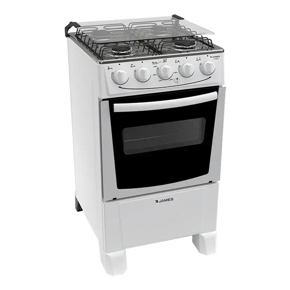 54752-1 COCINA JAMES C105B S/GAS 4 HORNALLAS ENC. ELECT. BCA (3205)