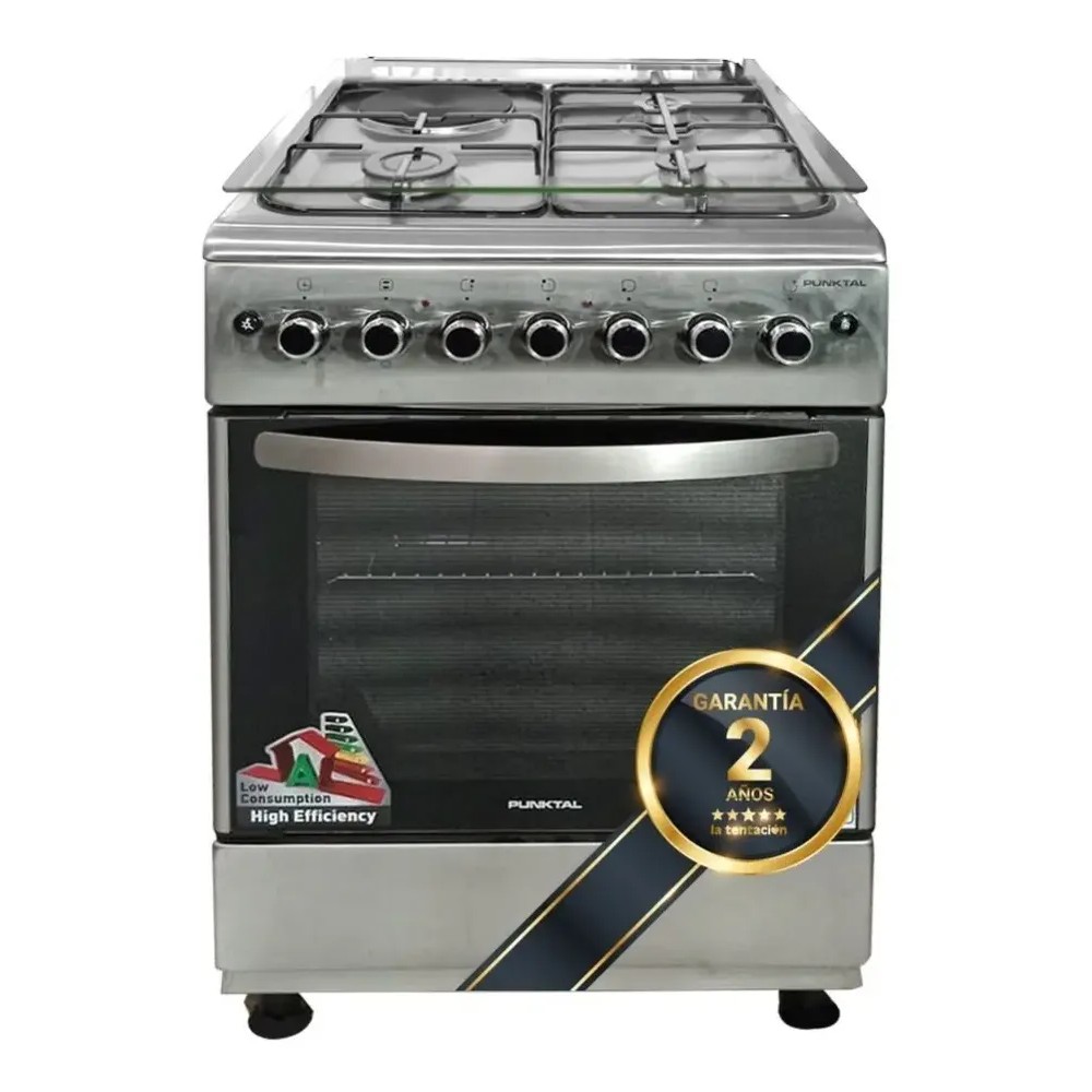 99922-2 COCINA PUNKTAL PK-1050ETK TURKIA 3+1 HORN. Y HORNO INOX (3283)