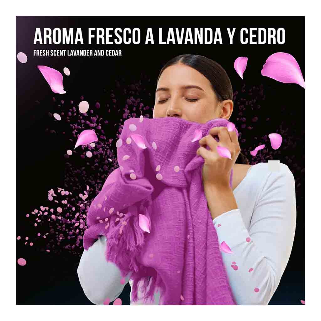 030772087343 SUAVIZANTE DOWNY POTENCIA AROMA PERLAS 141 GRS. LUSH