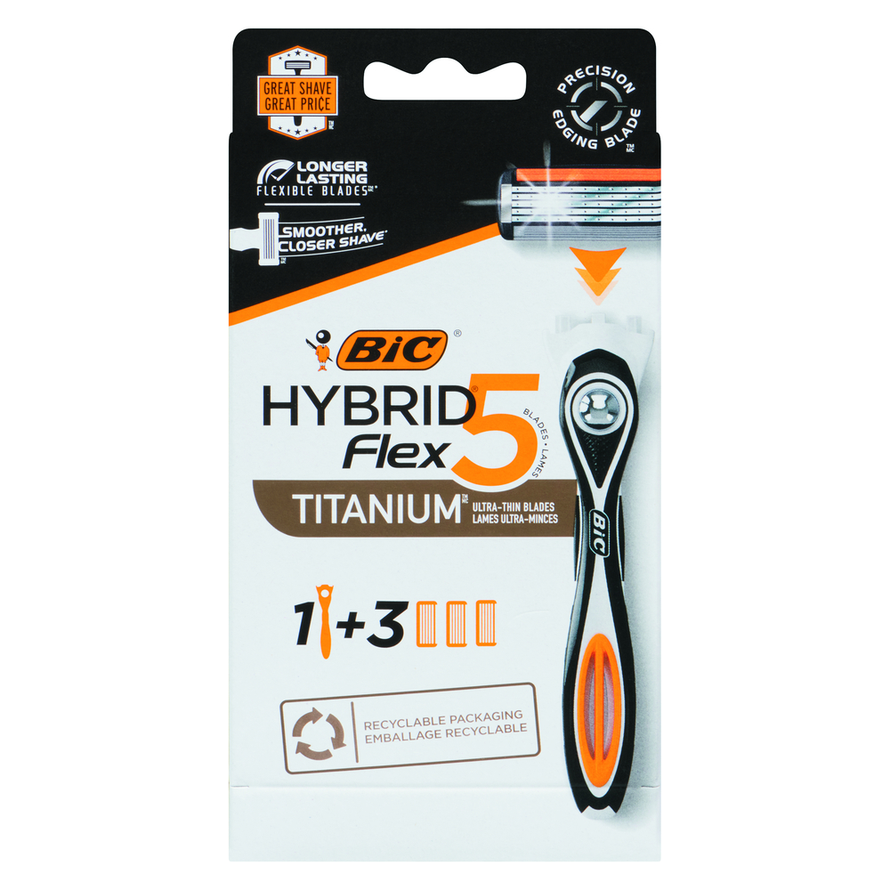 070330741812 MAQ. AFEITAR BIC FLEX 5 + 3 REPUESTOS (77418110)