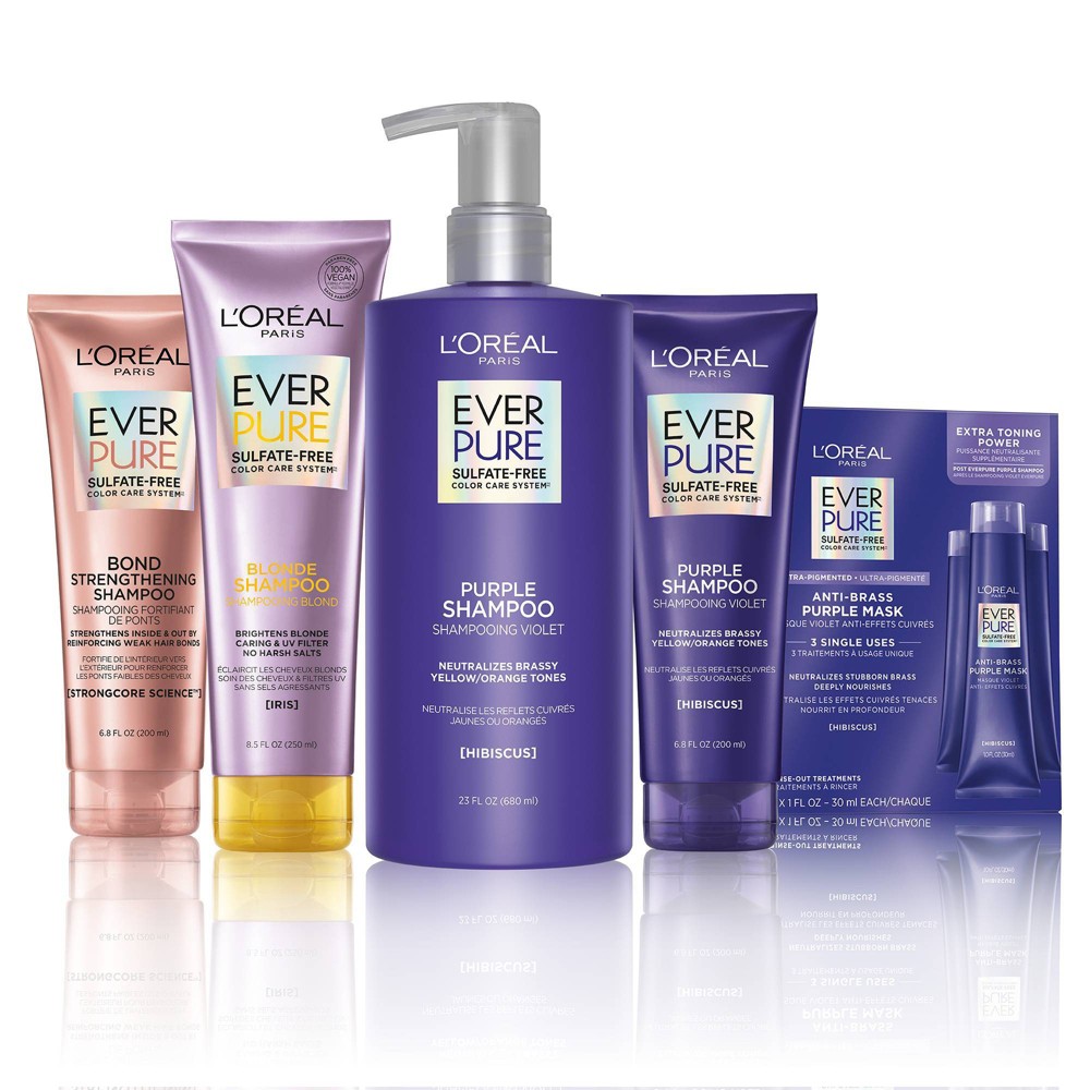 071249341421 SHAMPOO L´OREAL EVERPURE 250 ML. BLONDE (K2353912)