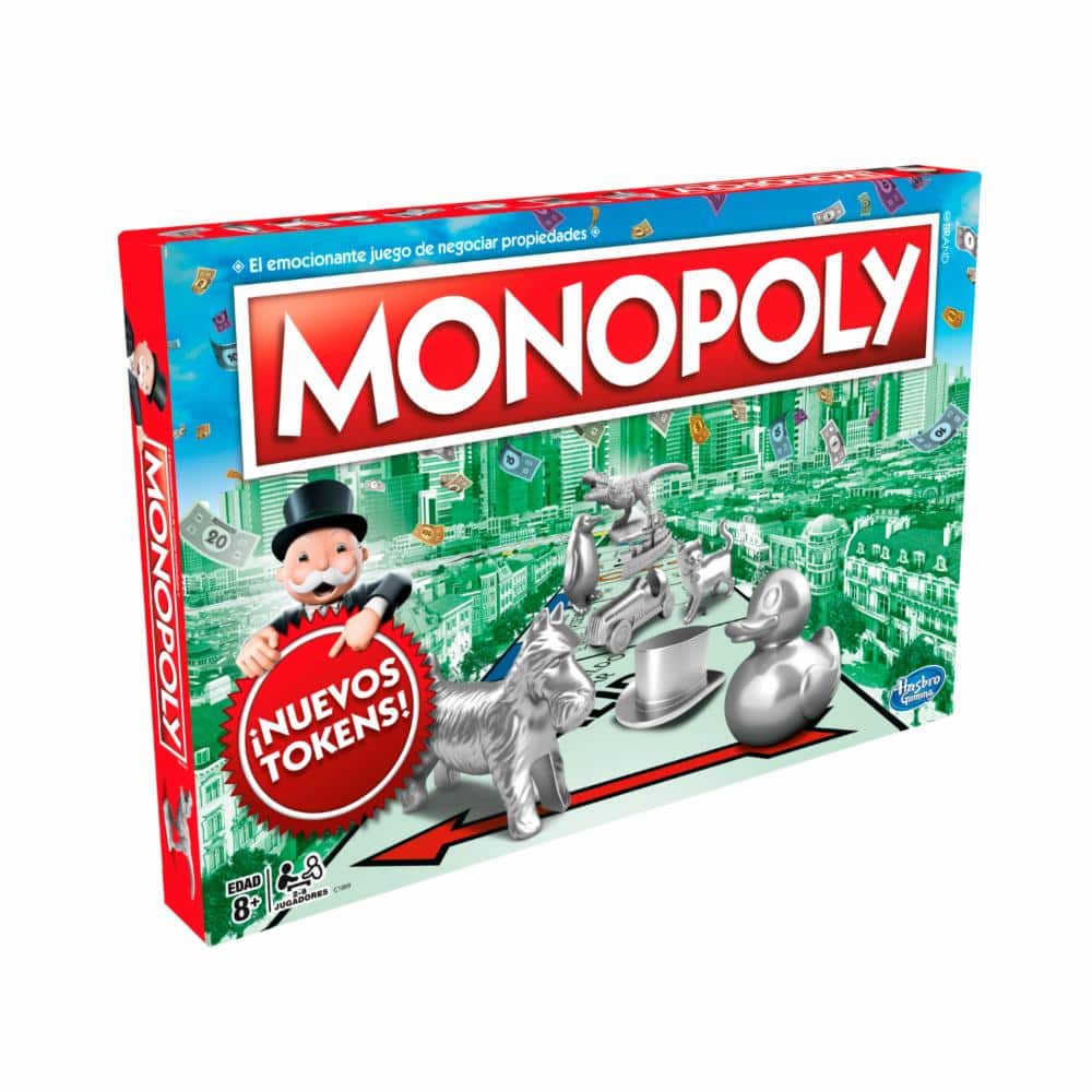 JUGUETE HASBRO MONOPOLY CLASICO (C1009F188)