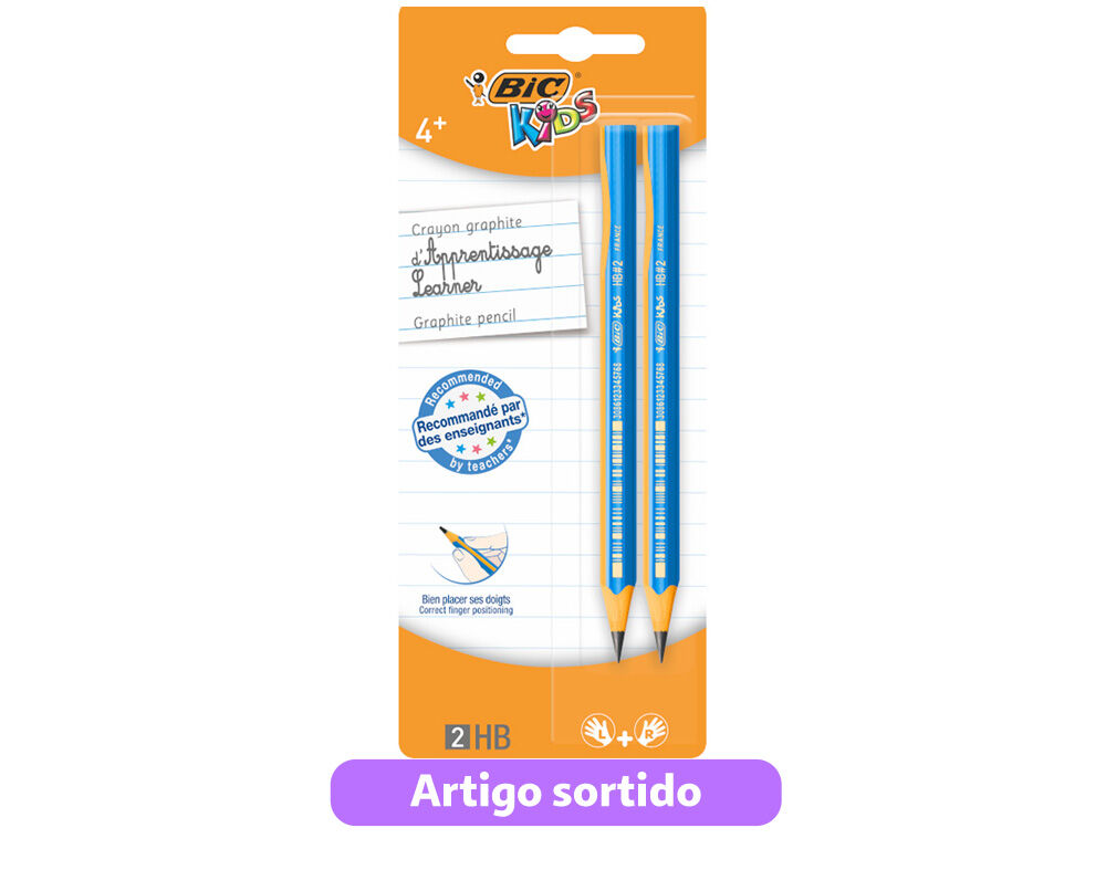 LAPIZ BIC EVOLUTION KIDS AZUL/FUCSIA X 2 UN. (919261