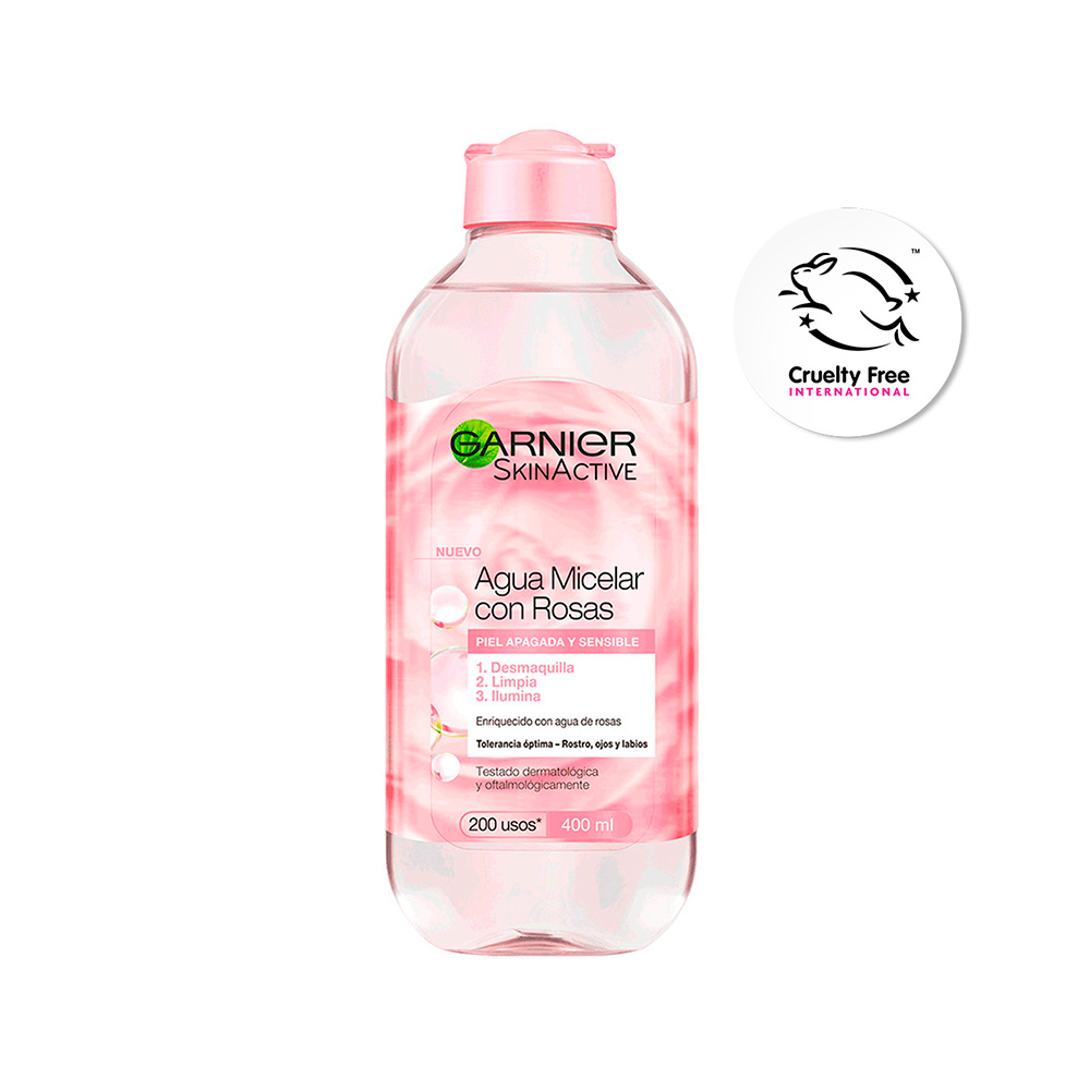 3600542326414 PROD. P/ROSTRO AGUA MICELLAR GARNIER S.ACTIVE ROSAS 400 ML