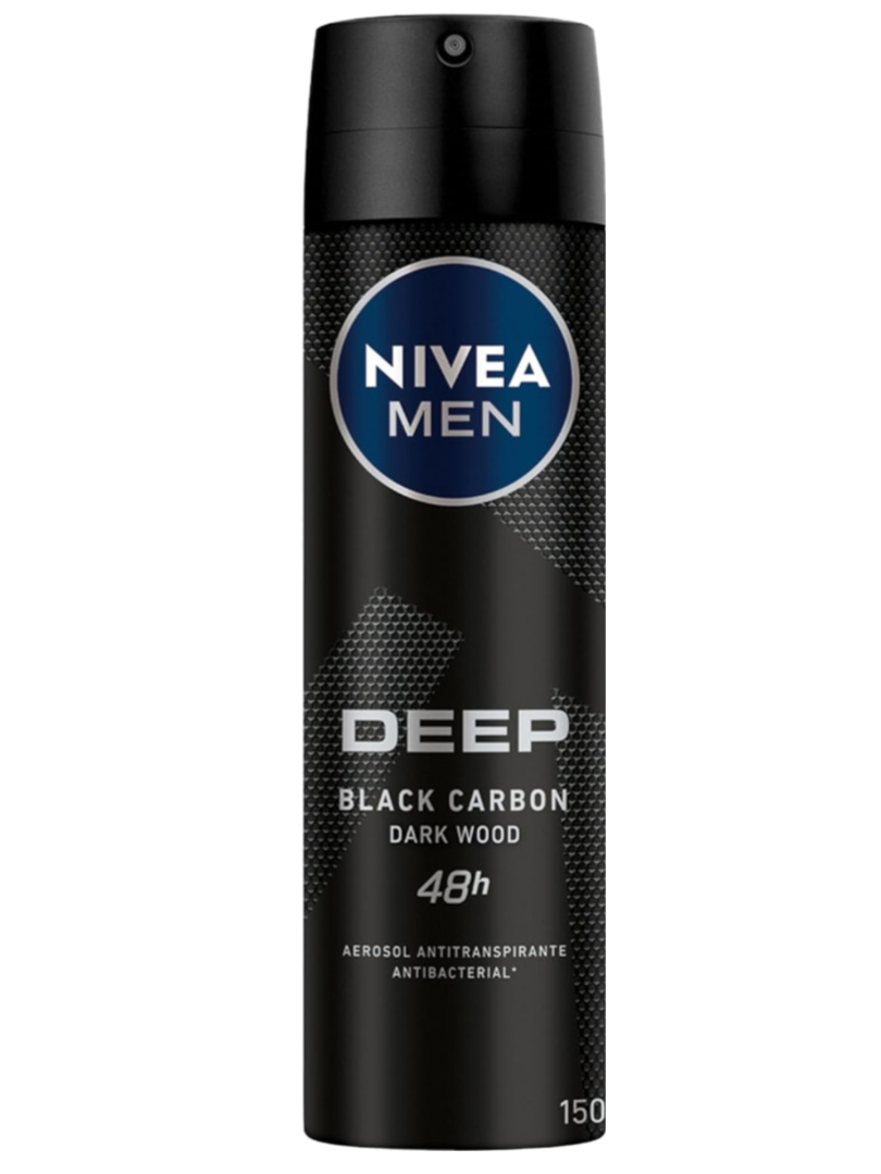 4005900495709 DESOD. AER. NIVEA D.SPRAY MEN 150 ML. DEEP BLOCK CARBON (ND80027)