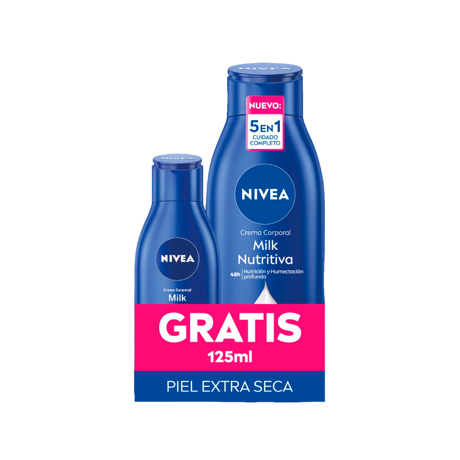 4005900887382 CREMA NIVEA NUTRITIVA 400 ML. EXTRA SECA+125 ML. REG(NB80203