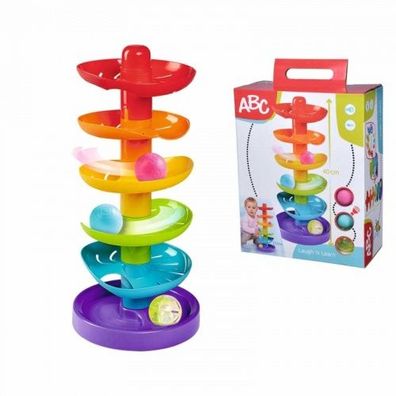 JUGUETE ABC TORRE ARCOIRIS 40 CM. C/3 PELOTAS (104010053)