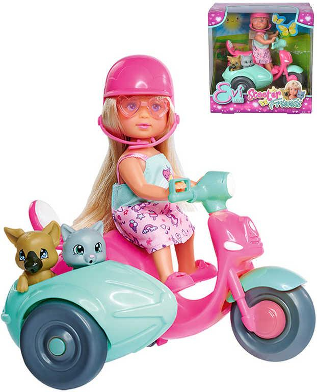 JUGUETE EVI LOVE MOTOCICLETA MUÑECAS 12 CM. C/SCOOTER Y SIDECAR (105733566)
