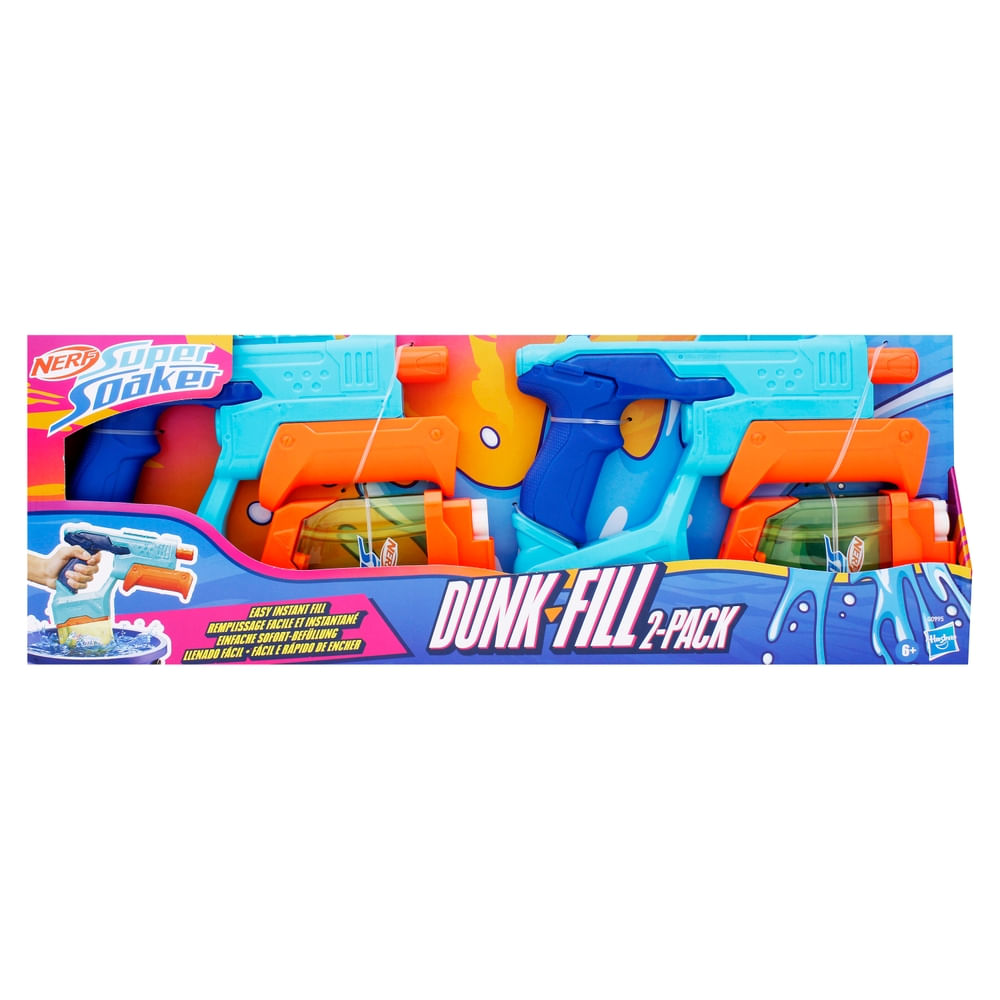 5010996281074 JUGUETE HASBRO PISTOLA NERF SOA MEGA DUNK FILL PACK X 2 (G0995L00)