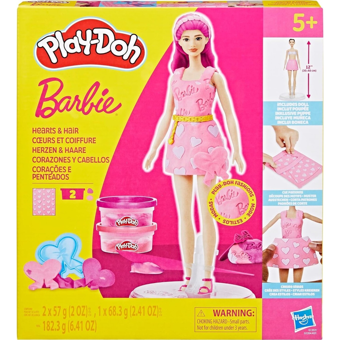 JUGUETE HASBRO PLAY DOH BARBIE DISEÑADORA DE MUÑECAS SURT. (G13545L00)