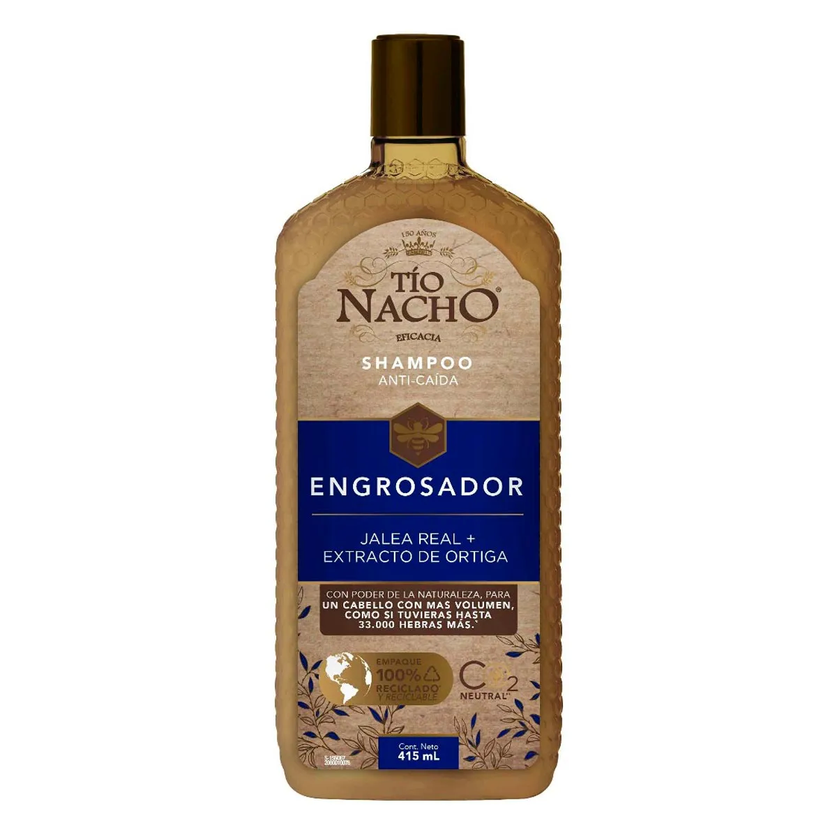 650240035166 SHAMPOO TIO NACHO 415 ML. ENGROSADOR (204452)
