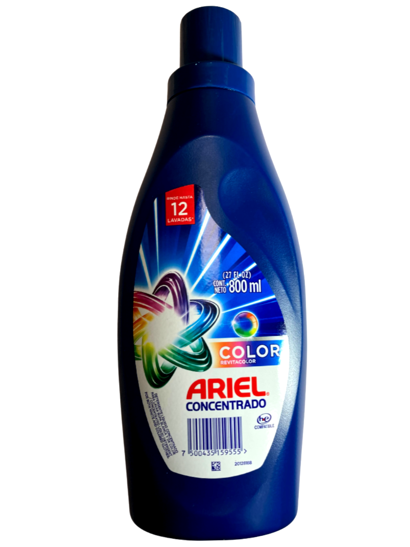 JABON LIQ. ARIEL CONC. 800 ML. COLOR (31121)