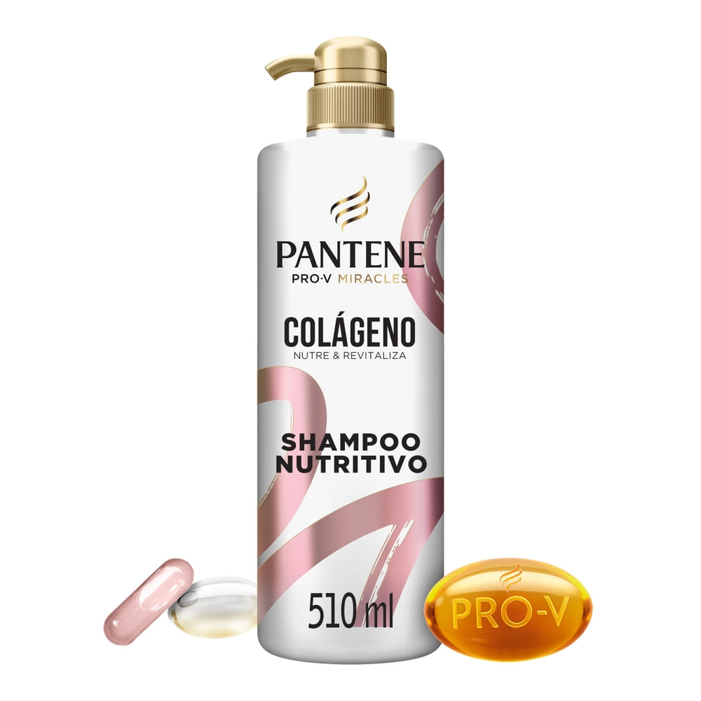 SHAMPOO PANTENE PRO-V S/SAL 510 ML. COLAGENO NUTRE Y REVIT.