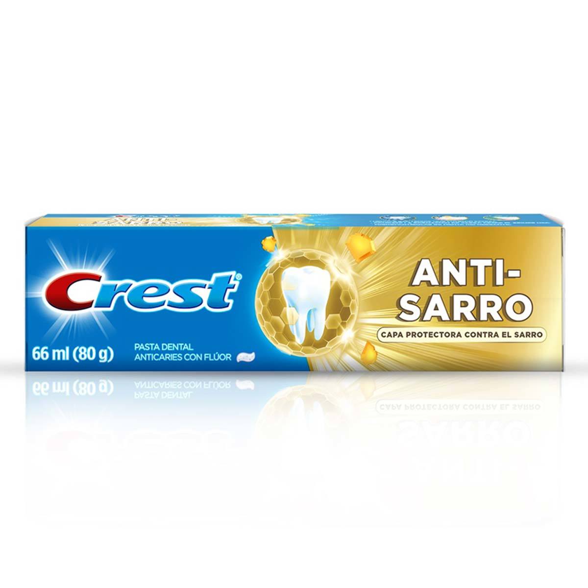PASTA DENTAL CREST  80 GRS. ANTISARRO C/FLUOR (2317)