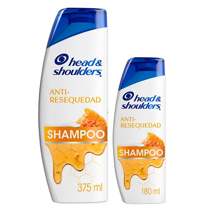 7500435254960 SHAMPOO HEAD & SH. 375 ML. + 180 ML. MIEL ANTI RESEQUEDAD (21284)