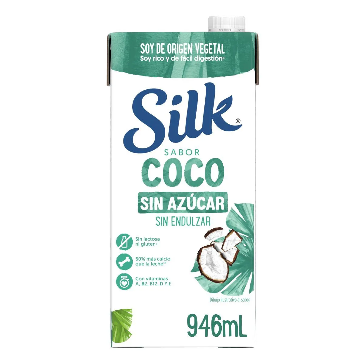 LECHE DE COCO SILK 1 LT. S/AZUCAR (191298)