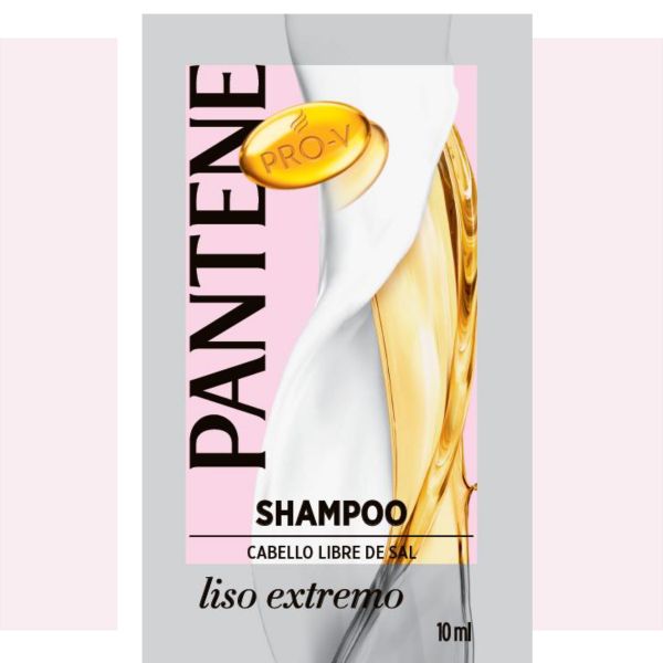 SHAMPOO PANTENE SACHET 10 ML. LISO EXTREMO (20076)