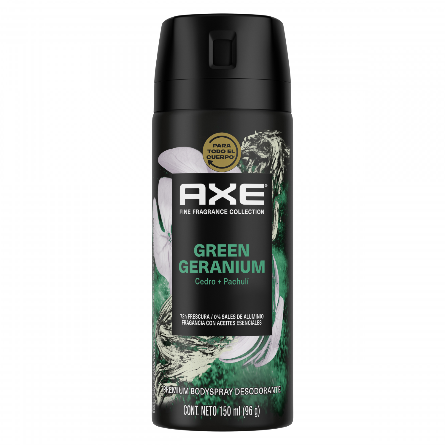 7506306249998 DESOD. AER. AXE B.SPRAY 96 GRS. GREEN GERANIUM (64324914)