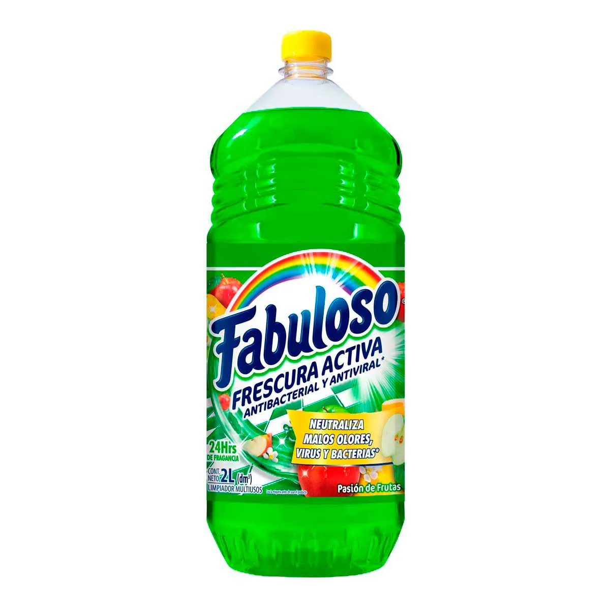 7509546028378 D. AMB. FABULOSO FRESC. ACT. ANTIB. 2 L. PASION DE FRUTAS