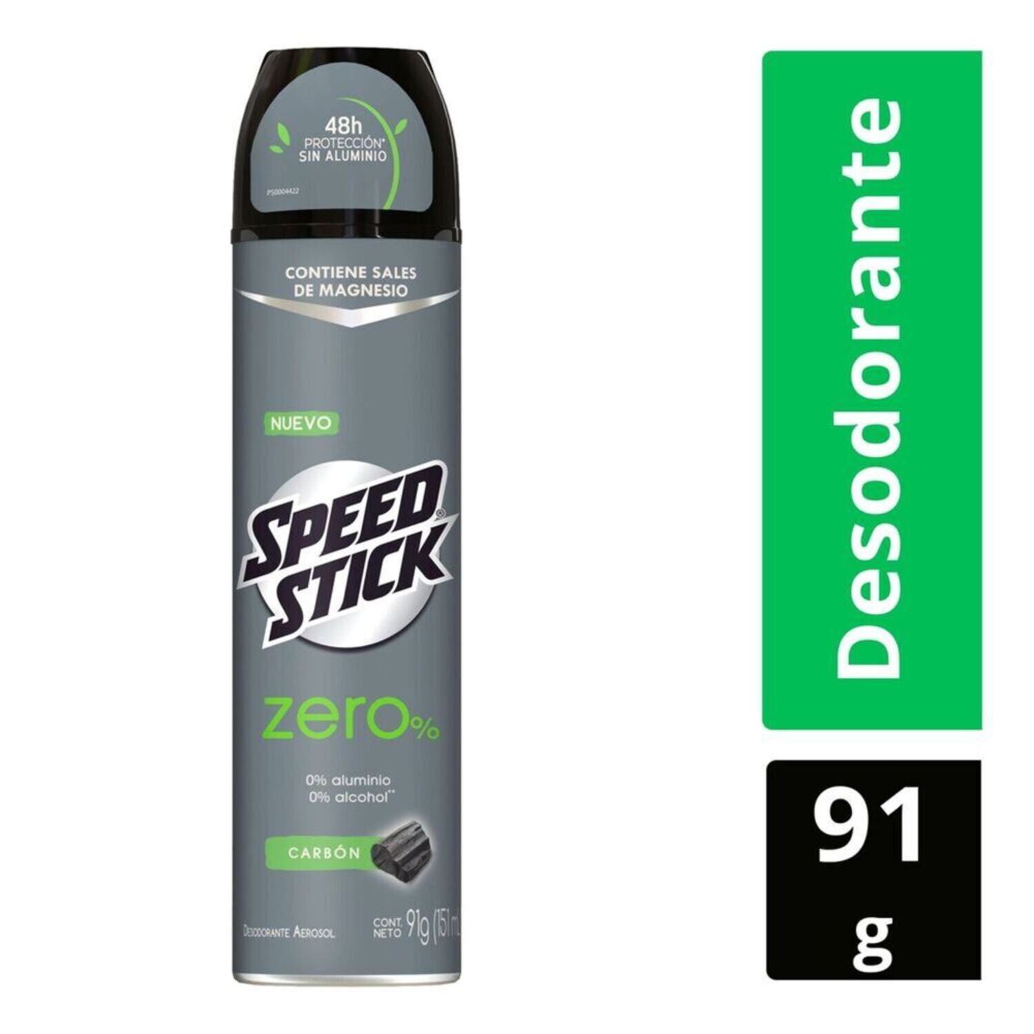 DESOD. AER. SPEED STICK ZERO% 91 GRS. CARBON (61004116)