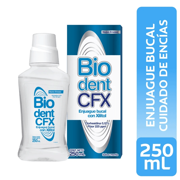 7509546657967 ENJUAGUE BUCAL BIODENT 250 ML. CFX CON XILITOL (61004960)