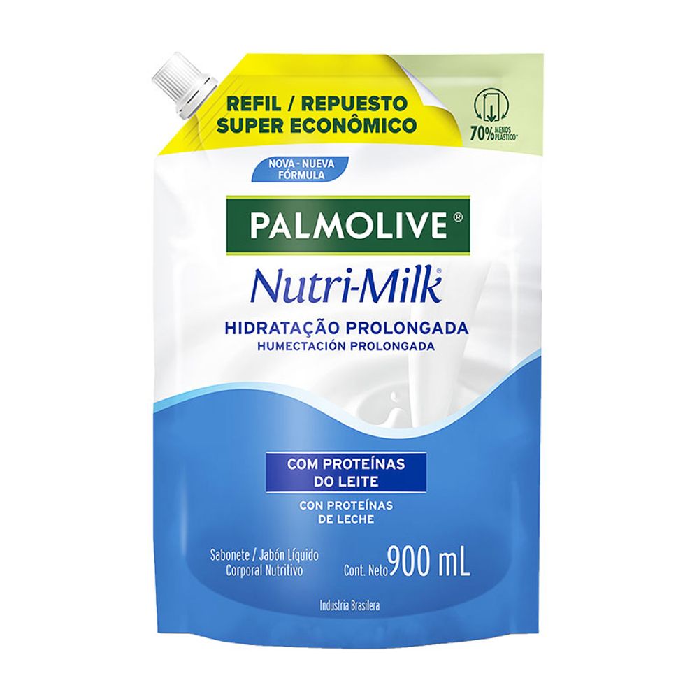 7509546678382 JABON PALMOLIVE LIQ. CORP. NUTRI MILK 900 ML REFIL (61043176)