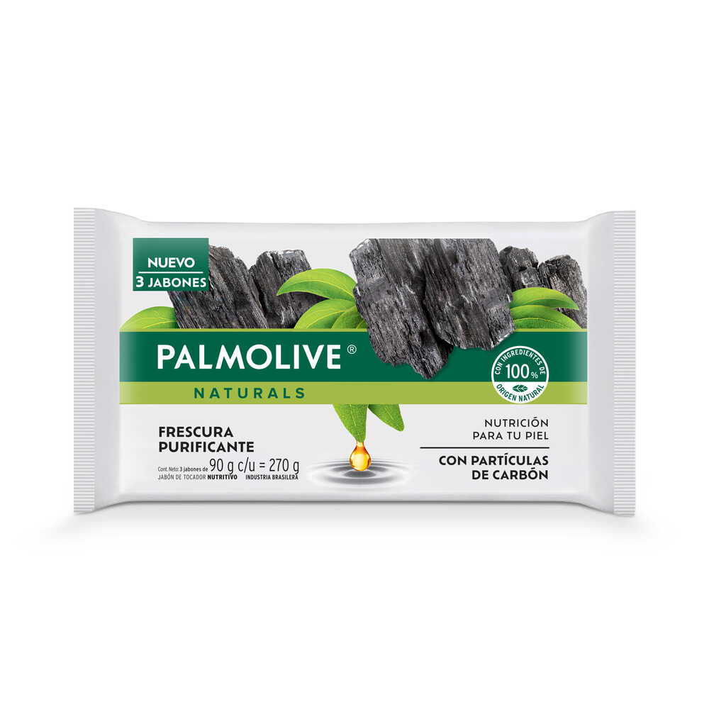 JABON PALMOLIVE 90 GRS. X 3 UN. CARBON ACTIVADO (61030422)