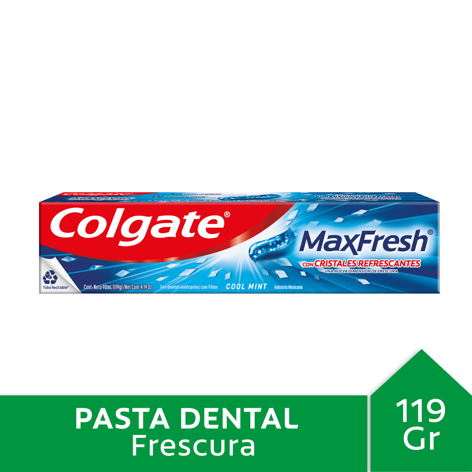 7509546687261 COLGATE MAX FRESH 119 GRS. COOL MINT (61034337)