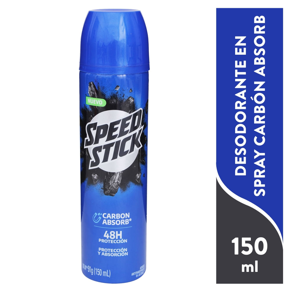 DESOD. AER. SPEED STICK 150 ML. CARBON ABSORB (61036132)