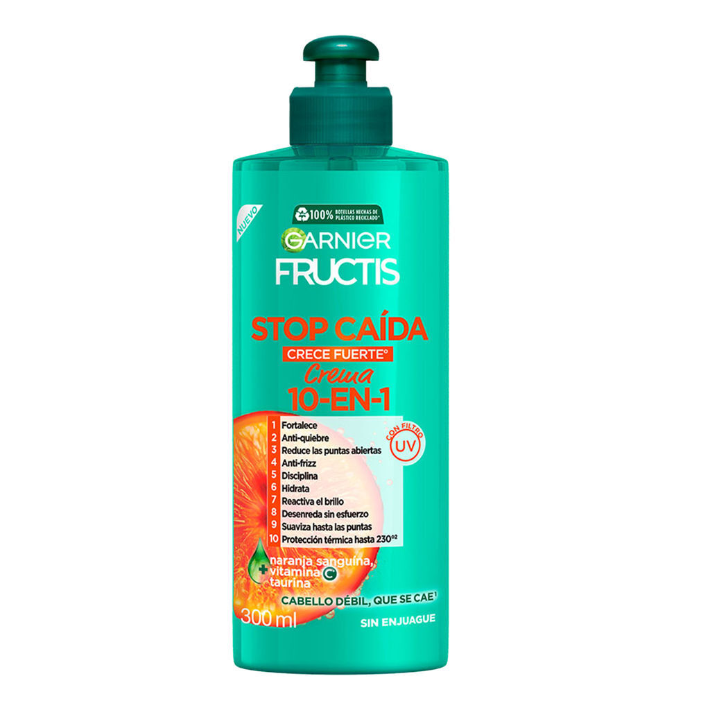 7509552795608 CREMA CAPILAR FRUCTIS 10 EN 1 300 ML STOP CAIDA CRECE FUERTE (H5673901)