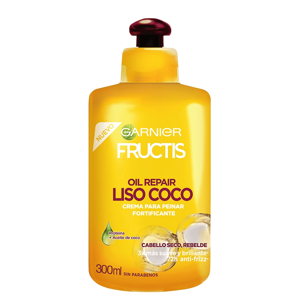 7509552816297 CR. P/PEINAR FRUCTIS 300 ML. OIL REPAIR LISO COCO (H5398802)