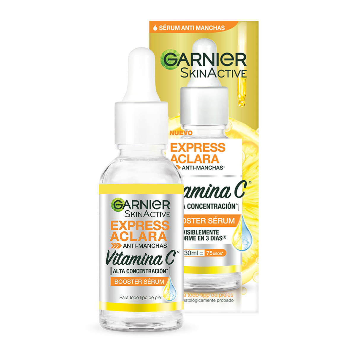 CREMA GARNIER SKIN ACT. EXPRESS ACLARA SERUM 30 ML.