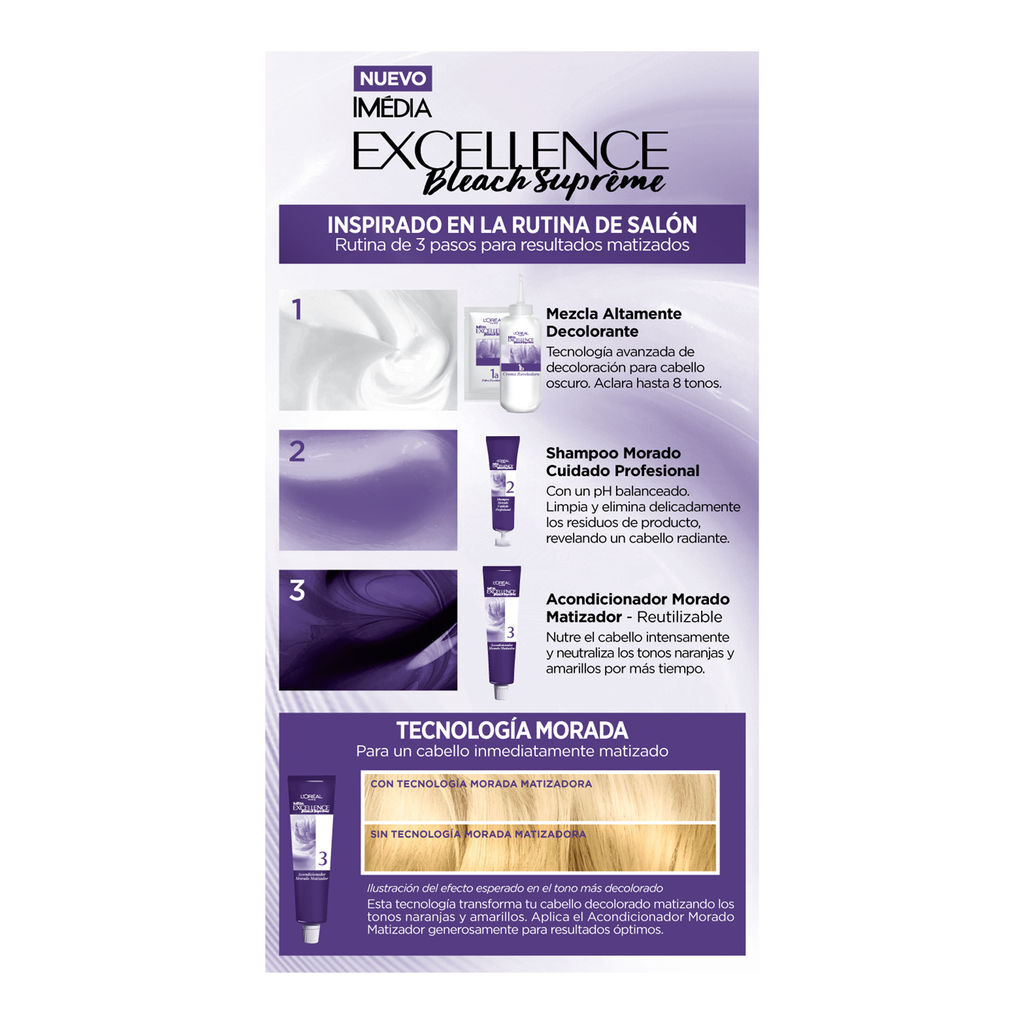 7509552850567 COL. L´OREAL EXCELLENCE BLEACH SUPREME RUBIO (H5649400)