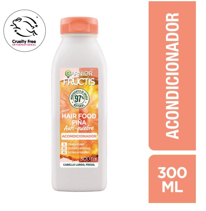 ACOND. FRUCTIS HAIR FOOD 300 ML. PIÑA (H5704100)