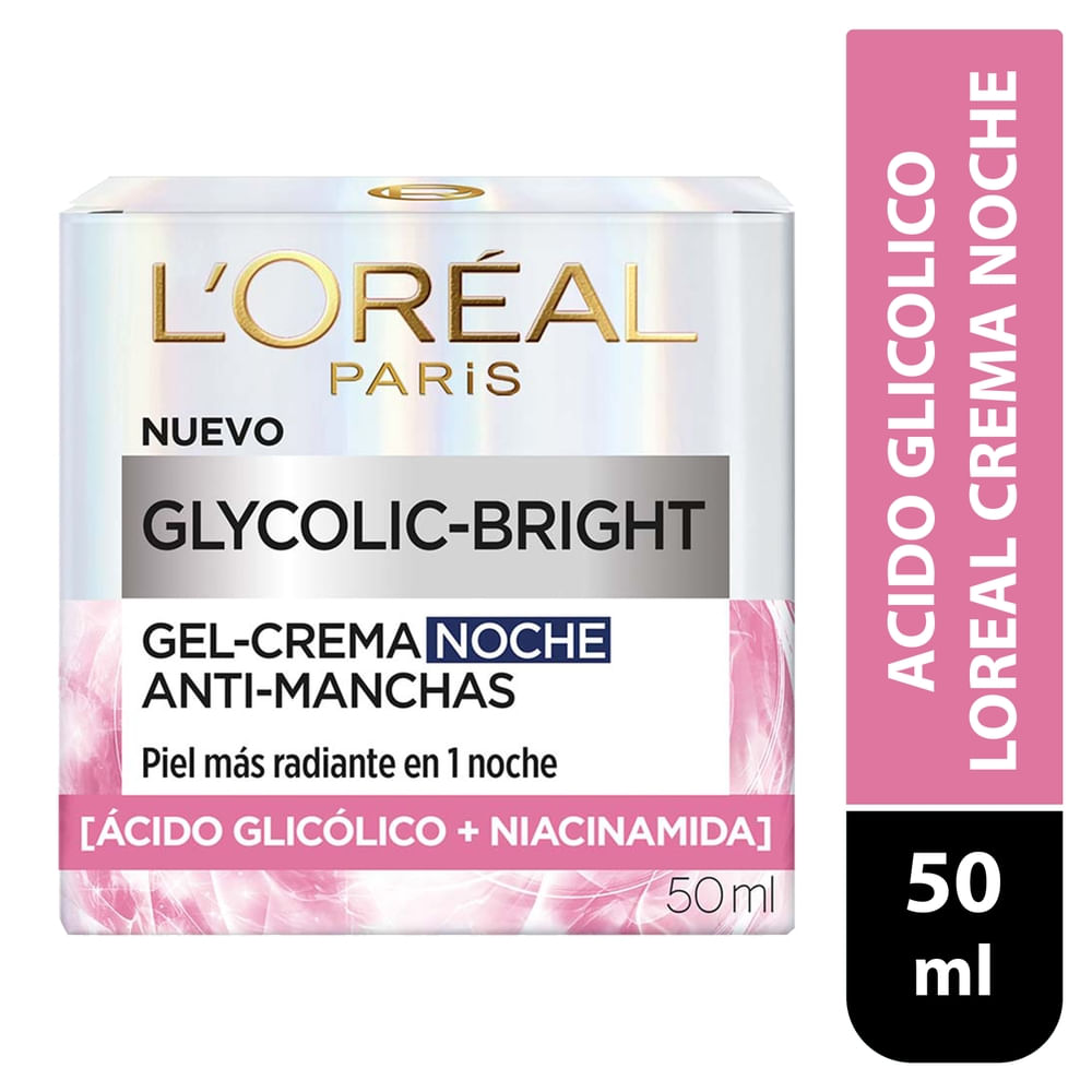 CREMA L´OREAL GLYCOLIC BRIGHT NOCHE SPF30 50 ML. (H5749000)