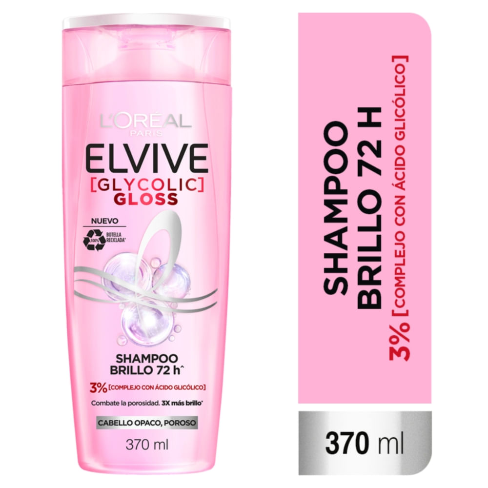7509552931143 SHAMPOO ELVIVE 370 ML. GLYCOLIC GLOSS (H5749400)