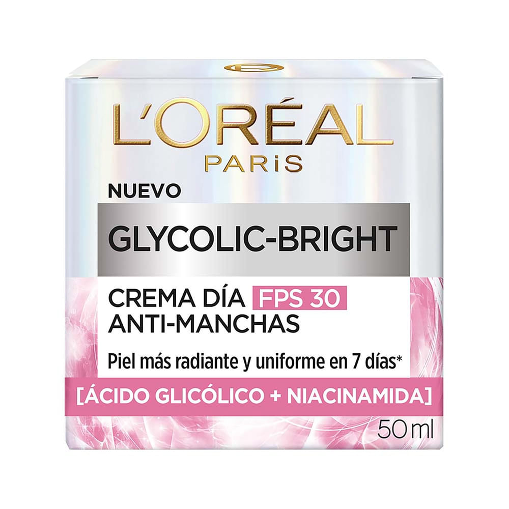 CREMA L´OREAL GLYCOLIC BRIGHT DIA SPF30 50 ML. (H5766501)