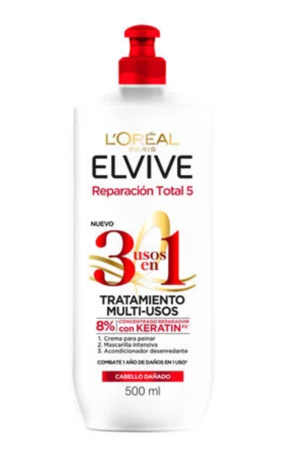 CR. TRATAMIENTO ELVIVE MULTI-USOS 500 ML. REPARACION TOTAL 5 (H5782300)