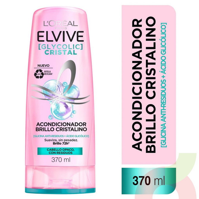 7509552963380 ACOND. ELVIVE 370 ML. GLYCOLIC CRYSTAL (H5796200)