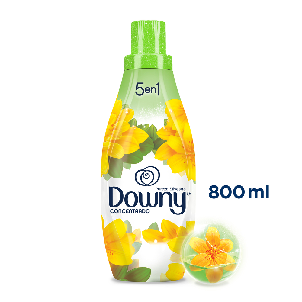 SUAVIZANTE DOWNY CONC. BOT. 800 ML. PUREZA SILVESTRE (41074)