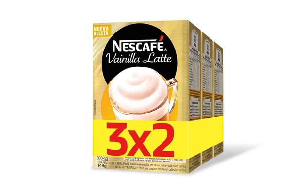 7613039686317 CAFE NESCAFE LATTE VAINILLA CAJA 8 SOBRES/18,5 GRS. PR. 3X2
