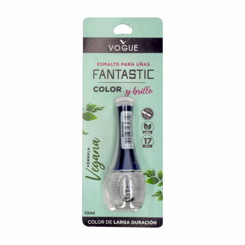 ESMALTE P/UÑAS VOGUE FANTASTIC INCOLORO 10 ML. (H1639801)