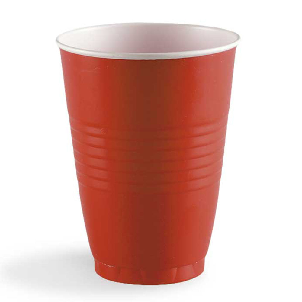 VASO DESCART. DARNEL ROJO 360 ML. X 12 UN. (D611232)