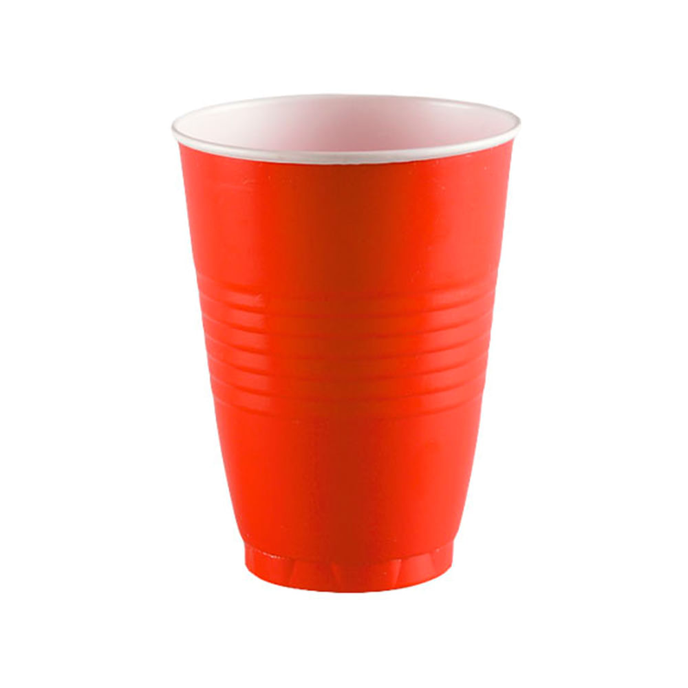 VASO DESCART. DARNEL ROJO 210 ML. X 12 UN. (D610732)
