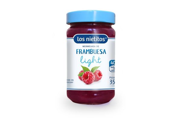 7730124002736 MERMELADA LOS NIETITOS LIGHT FCO. 350 GRS. FRAMBUESA (18105)