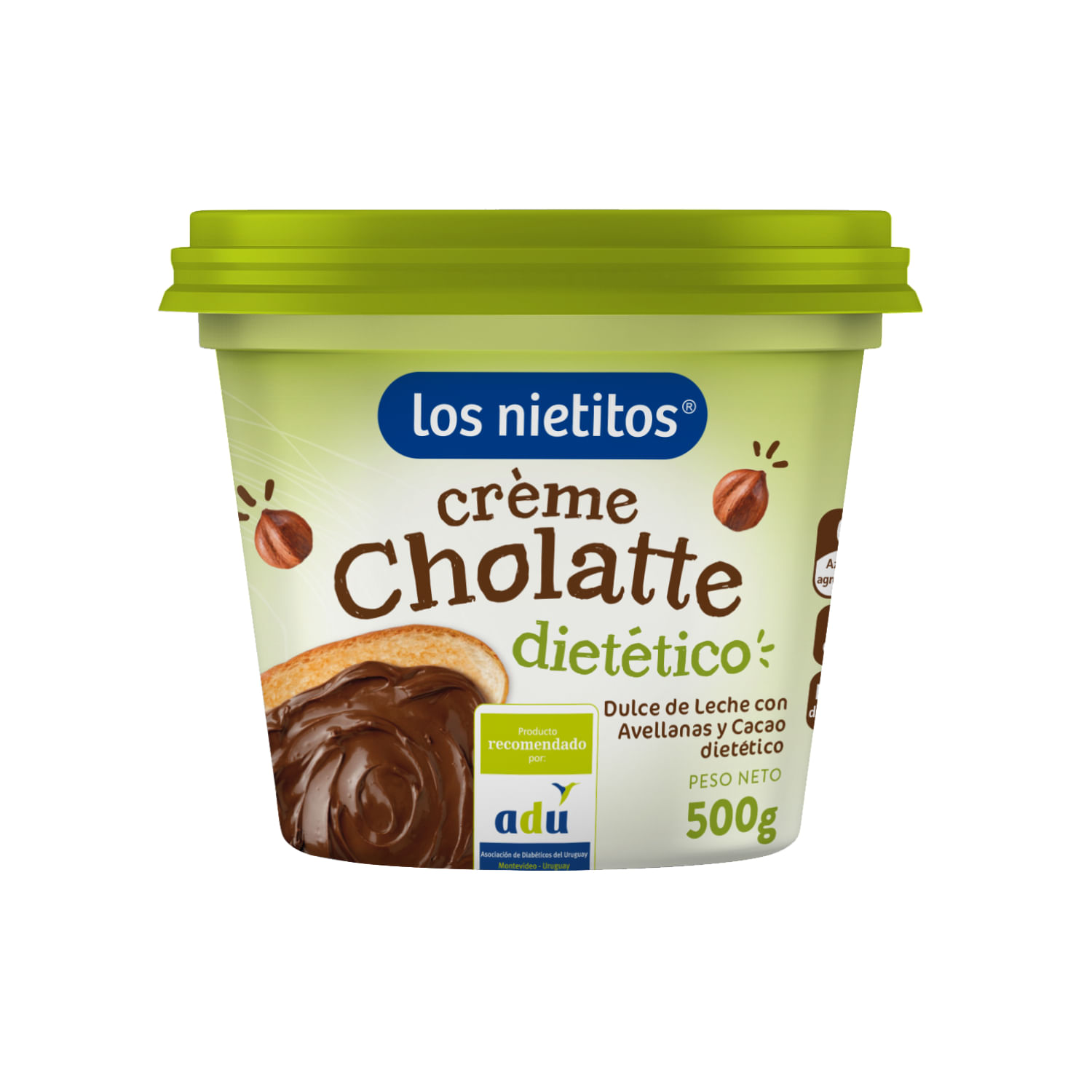 7730124002804 CREME CHOLATTE LOS NIETITOS 0% 500 GRS. (58220)